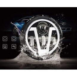 Lumina frontală 7" Full LED V 1pc