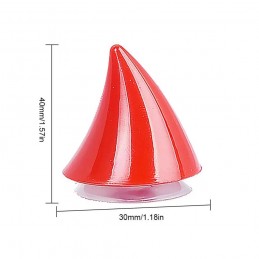 Bunte Helmhörner 2Stk