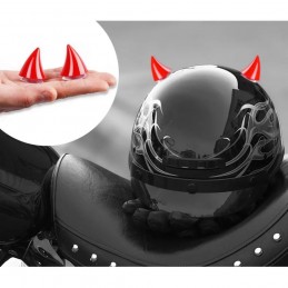 Bunte Helmhörner 2Stk