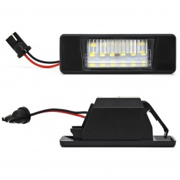 Fiat, Mercedes, Nissan, Peugeot, Citroen, Toyota, VW, LED rekisterikilven valaisimet 2kpl