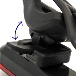 Fietslamp 4 standen USB rood