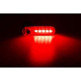 Fietslamp 4 standen USB rood