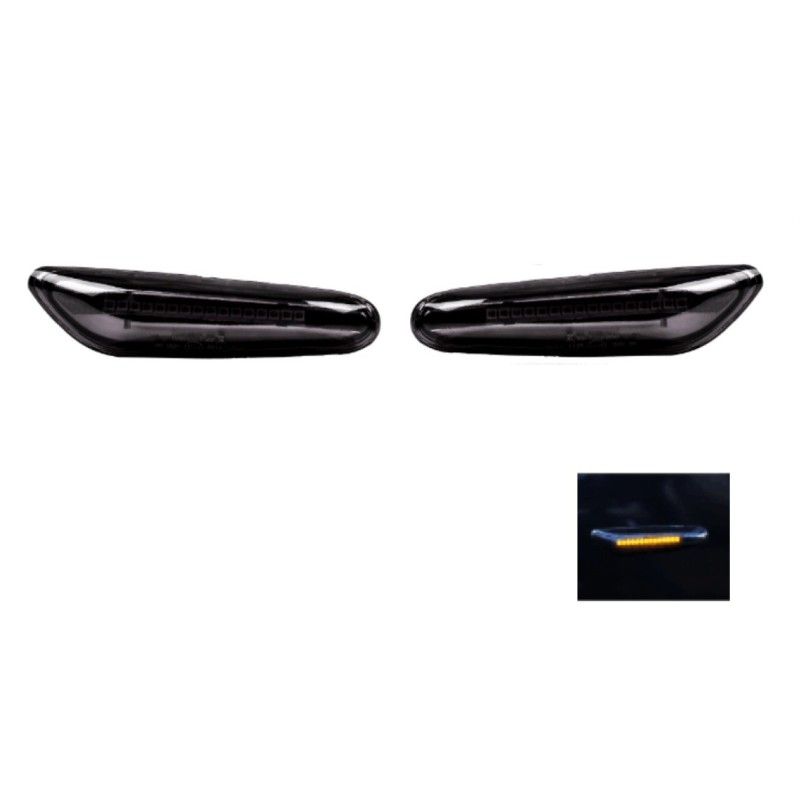 BMW LED feux de position, clignotants, noir - set