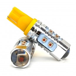 bec LED W16W, T15 12-24V CANBUS portocaliu SUA