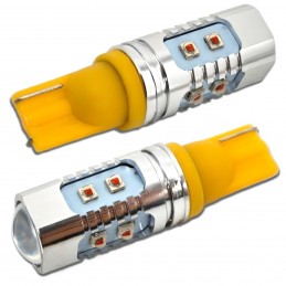 bec LED W16W, T15 12-24V CANBUS portocaliu SUA