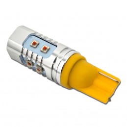 bec LED W16W, T15 12-24V CANBUS portocaliu SUA