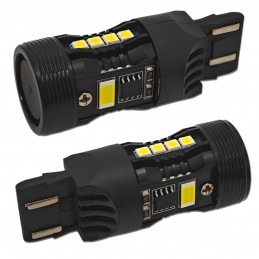 bec LED W21/5W 7443 12V fără defect, alb EU-USA