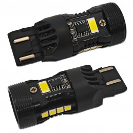 LED spuldze W21/5W 7443 12V bez bojājuma, balta JP