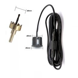 Peruutuskamera, pysäköintianturit, valvontalaite - sarja