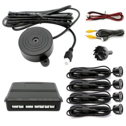 4 parking sensors, buzzer,...