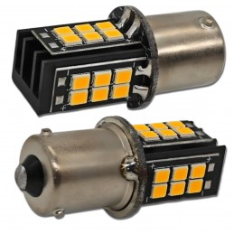LED-Glühbirne BAU15S 12V CANBUS orange