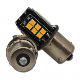 светодиодная лампа BAU15S 12V CANBUS оранжевая