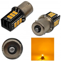 светодиодная лампа BAU15S 12V CANBUS оранжевая
