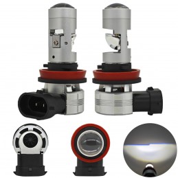 lED H11 12-24V CANBUS lemputės, skirtos JAV žibintams, išjungimo linija 2 vnt.