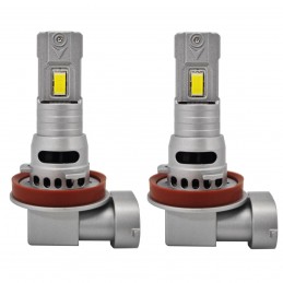 lED bec H11 12V CANBUS CSP scurt 6000lm Noutate 2 unități