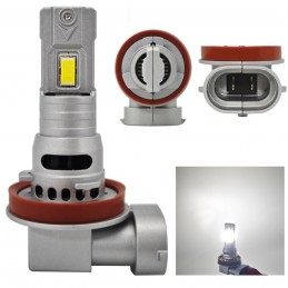 lED bec H11 12V CANBUS CSP scurt 6000lm Noutate 2 unități