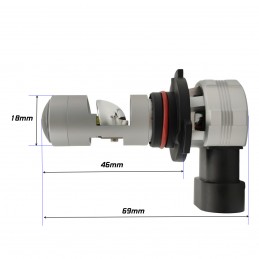 lED žárovky HB3 12-24V CANBUS, pro žárovky z USA, vypínací čára 2 ks.