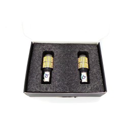 LED lampor 2x PY21W, BAU15S 12-24V CANBUS ORANGE PREMIUM