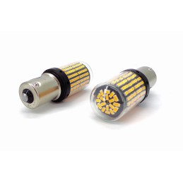 Ampoules LED 2x PY21W, BAU15S 12-24V CANBUS ORANGE PREMIUM