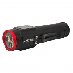 3x LED-es zseblámpa mágnessel, 900lm, USB C