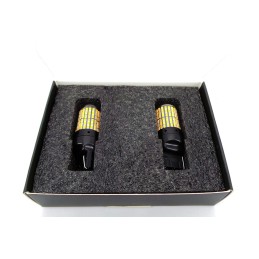 LED-lamput 2x 7440 12-24V CANBUS oranssi PREMIUM