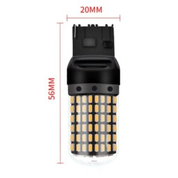 LED-lamput 2x 7440 12-24V CANBUS oranssi PREMIUM