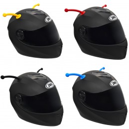 Színes sisak antennák 2db