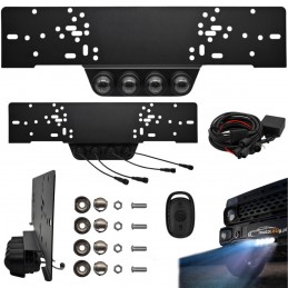 Priekiniai žibintai Lazerinis LED numerio ženklas EU 12V + nuotolinio valdymo pultelis