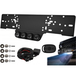 Esituled Laser LED numbrimärk EU 12V + kaugjuhtimispult