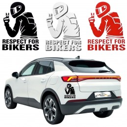RESPECT FOR BIKERES - Motorkerékpáros matrica