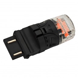 lED izzó P27/7W, 3157 12V CANBUS 1800lm piros