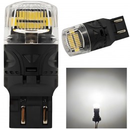 lED крушка W21/5W, 7443 12V CANBUS 1800lm бяла