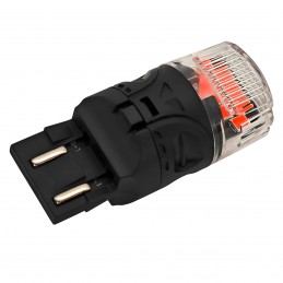 lED lamp W21/5W, 7443 12V CANBUS 1800lm rood