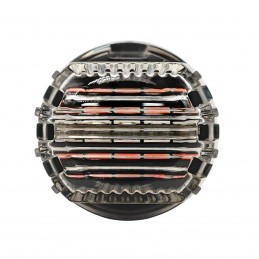 lED lamp W21/5W, 7443 12V CANBUS 1800lm rood