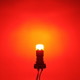 lED lamp W21/5W, 7443 12V CANBUS 1800lm rood
