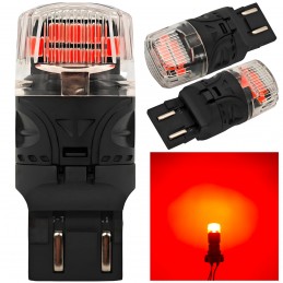 lED lamp W21/5W, 7443 12V CANBUS 1800lm rood