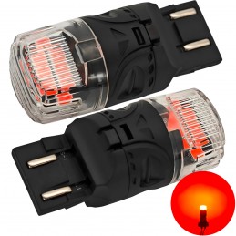 lED lamp W21/5W, 7443 12V CANBUS 1800lm rood