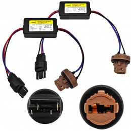 W21/5W, 7443 elektronische CANBUS 12V foutdecoder voor moeilijke auto's