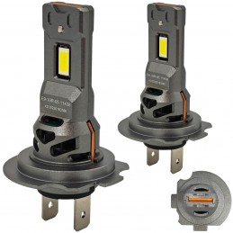 lampadina LED H7 9V-32V CANBUS CSP 2 pezzi 8000lm