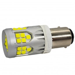 lampadina LED P21/5W BAY15D 10-50V senza errori 3000lm bianco