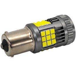 LED-Glühbirne P21W BA15S 12V-24V ohne Fehler 2600lm weiß