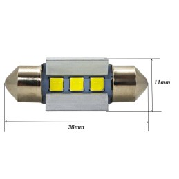 c5W LED-Lampe SV8.5 12-24V CANBUS 36mm 320lm