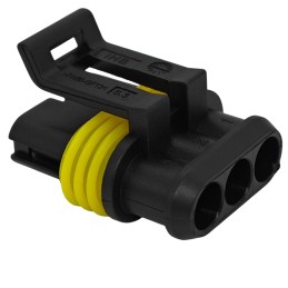 Superseal 3 tűs vízhatlan csatlakozó kábelek nélkül