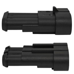 Superseal 3 tűs vízhatlan csatlakozó kábelek nélkül