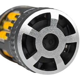 лампа W21/5W LED 7443 12-24V бело-оранжевая без дефектов