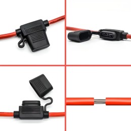 Sulakepistorasia 14 AWG-kaapelilla - yleiskäyttöinen, suljettu, suurvirtainen