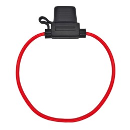 Saugiklių lizdas su 14 AWG kabeliu - universalus, sandarus, didelės srovės