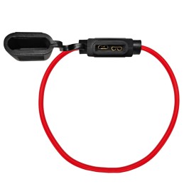 Saugiklių lizdas su 14 AWG kabeliu - universalus, sandarus, didelės srovės