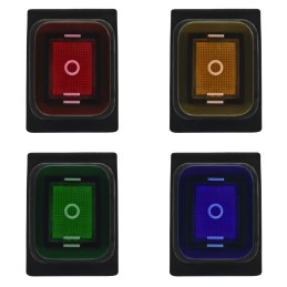 LED-kytkin 3-asentoinen 6-napainen 12-24V keinukytkin - Keinukytkin, vesitiivis
