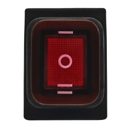 LED switch 3-Position 6-Pin 12-24V rocker - Rocker, Waterproof